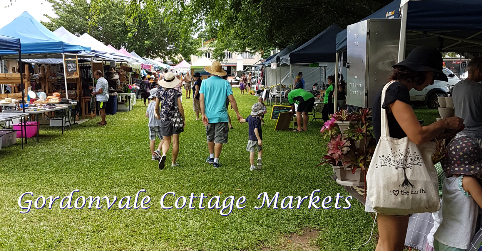 a stall holder at Gordonvale Cottage Markets