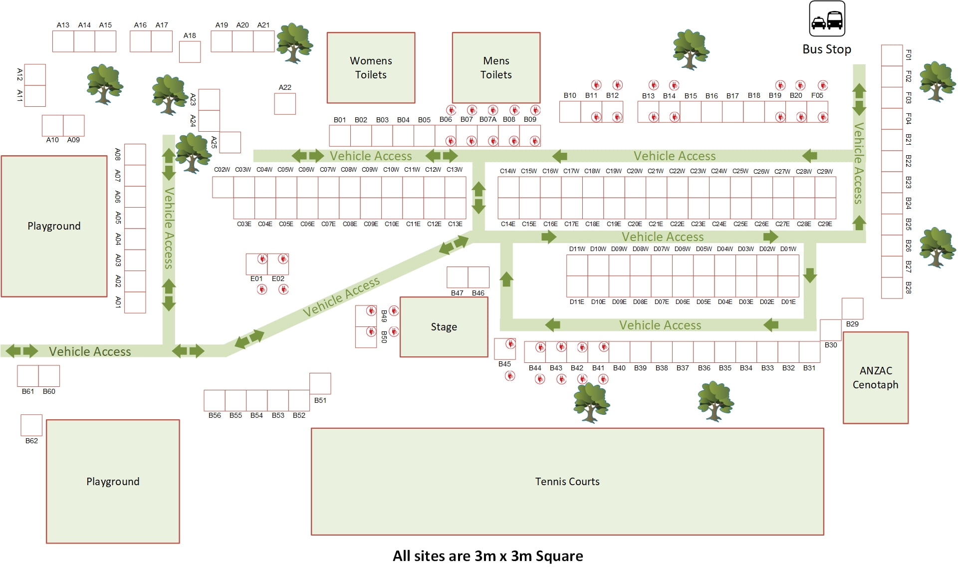 Gordonvale Cottage Markets Map